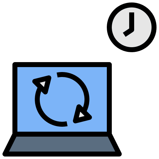Update update daily computer icon