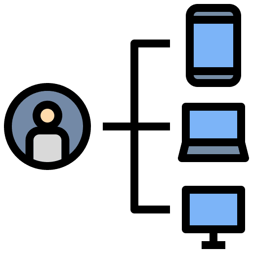 User development software platform icon User development software platform icon