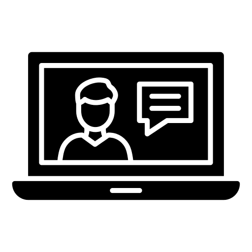Live stream professions and jobs broadcaster live stream icon Live stream professions and jobs broadcaster live stream icon