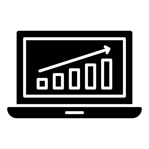 Growth report arrow growth icon Growth report arrow growth icon