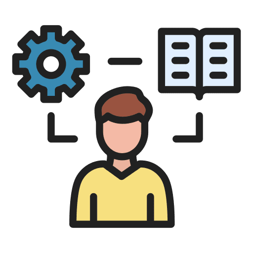 Learning experience service education icon