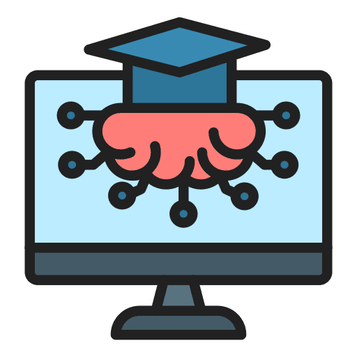 Learning graduate learning internet icon Learning graduate learning internet icon