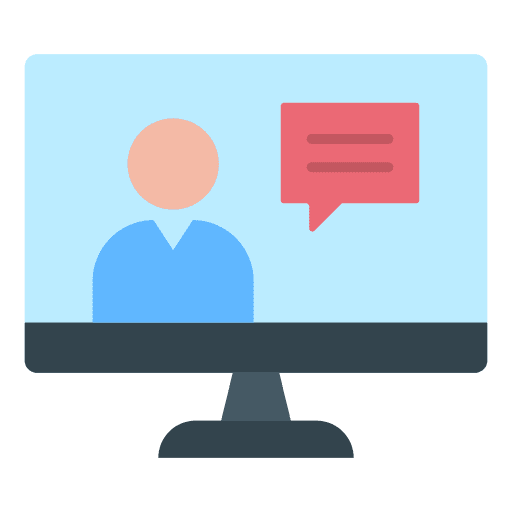 Online counseling counseling advisor guideline icon Online counseling counseling advisor guideline icon