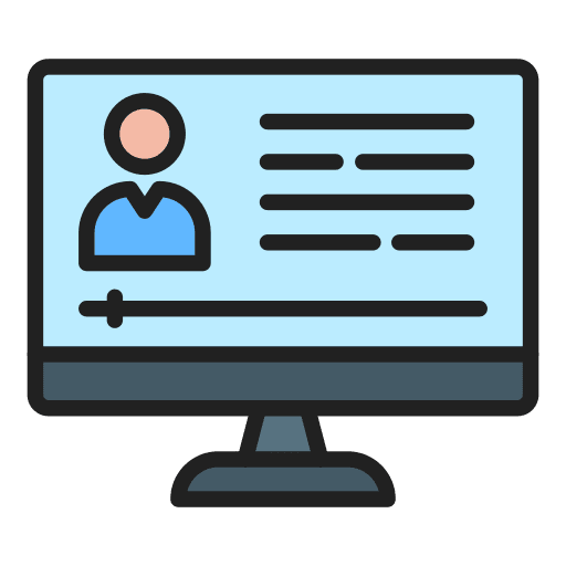 Tutorial education course tutorials icon Tutorial education course tutorials icon