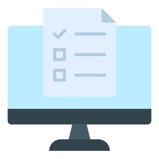 Exam testing exam online test icon Exam testing exam online test icon