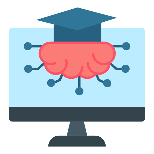 Learning cap cloud internet icon Learning cap cloud internet icon