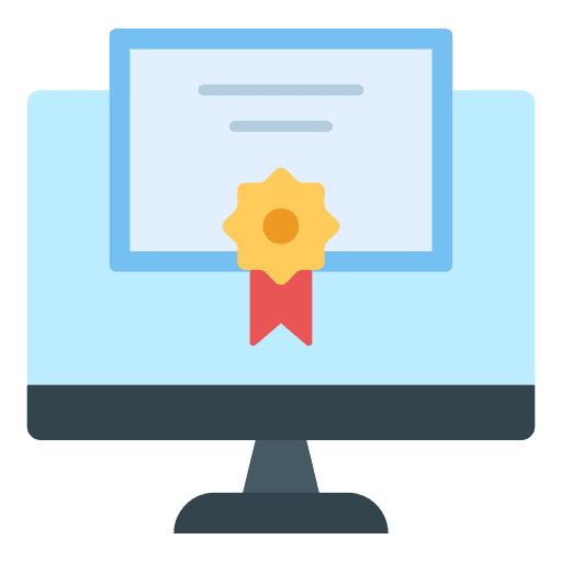 Online certificate certificate diploma patent icon Online certificate certificate diploma patent icon