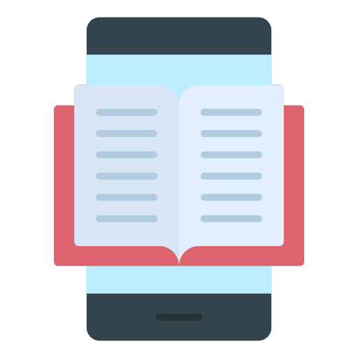 Ebook online learning online education icon Ebook online learning online education icon