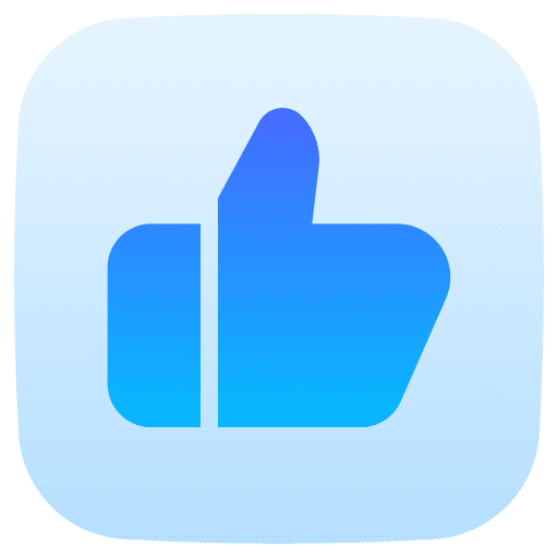 Like good review thumb up hand icon