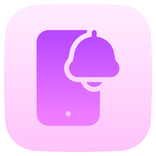 Notification smartphone alert ui icon Notification smartphone alert ui icon
