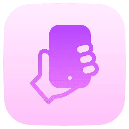 Selfie smartphone image hand icon Selfie smartphone image hand icon