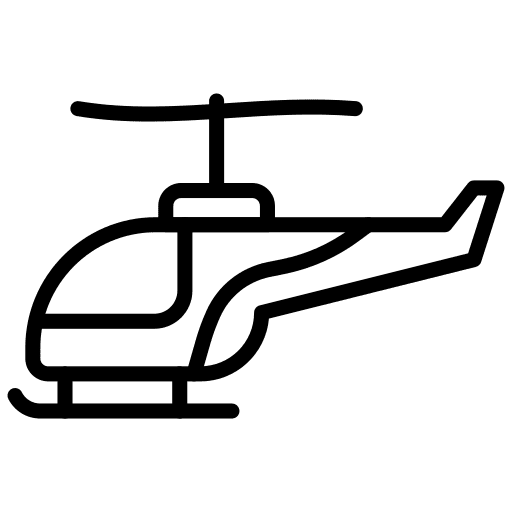 Helicopter transportation flight chopper icon Helicopter transportation flight chopper icon