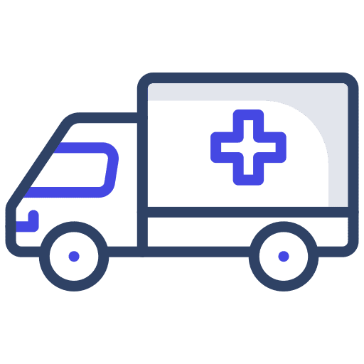 Ambulance healthcare and medical automobile vehicle icon Ambulance healthcare and medical automobile vehicle icon
