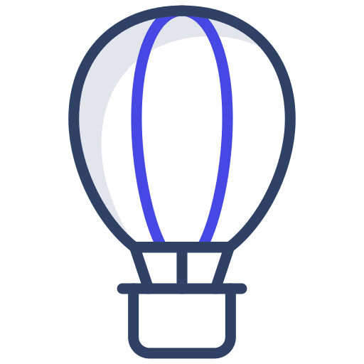 Hot air balloon fly travel flight icon Hot air balloon fly travel flight icon