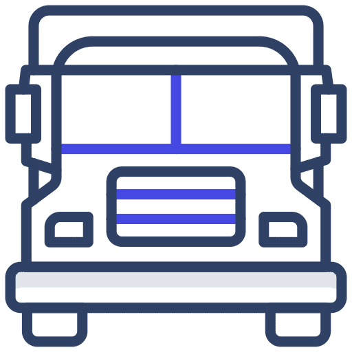 School bus transportation vehicle school bus icon School bus transportation vehicle school bus icon