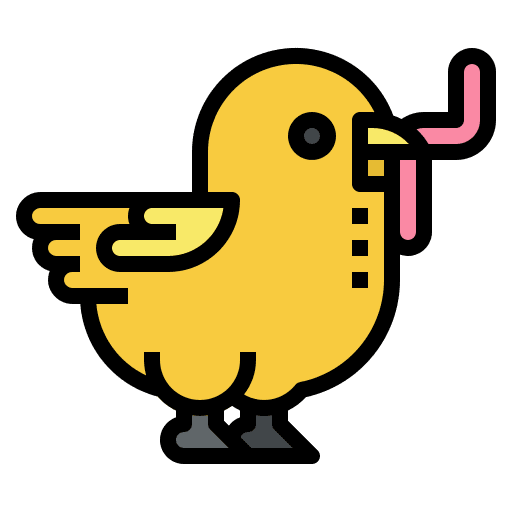 Chick nest farm chick icon