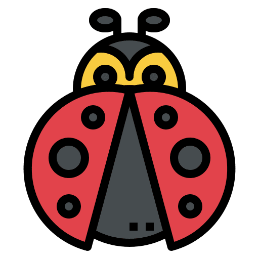 Ladybug spring animals bug icon Ladybug spring animals bug icon