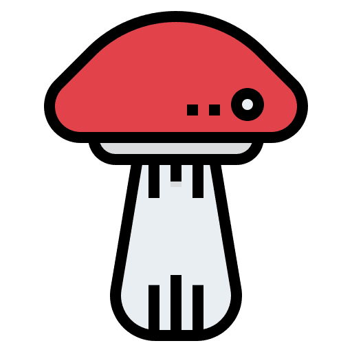 Mushroom mushroom organic farming and gardening icon Mushroom mushroom organic farming and gardening icon