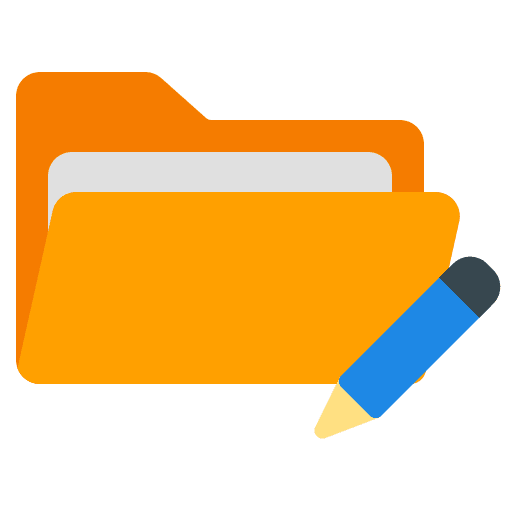 Folder folder user interface pencil icon Folder folder user interface pencil icon