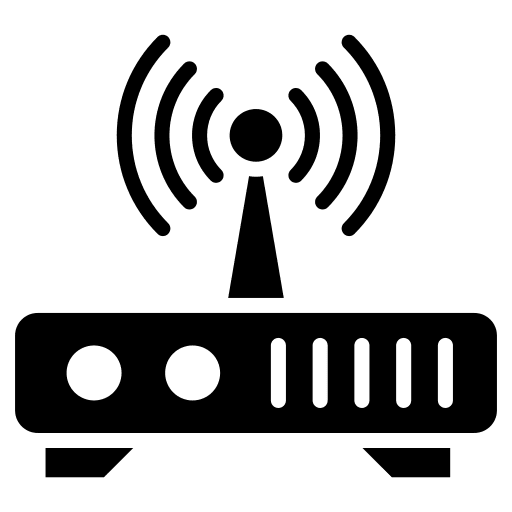 Wifi router wifi connection technology wifi signal icon
