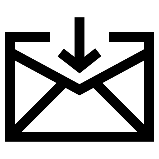 Email electronics music and multimedia dm icon