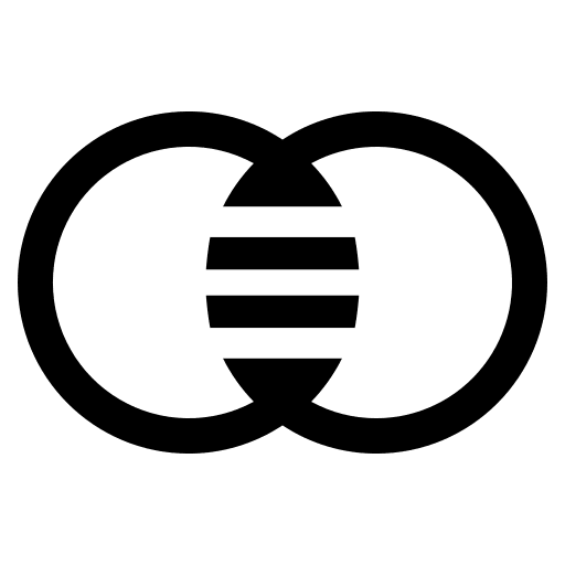 Diagram fusion diagram graph icon