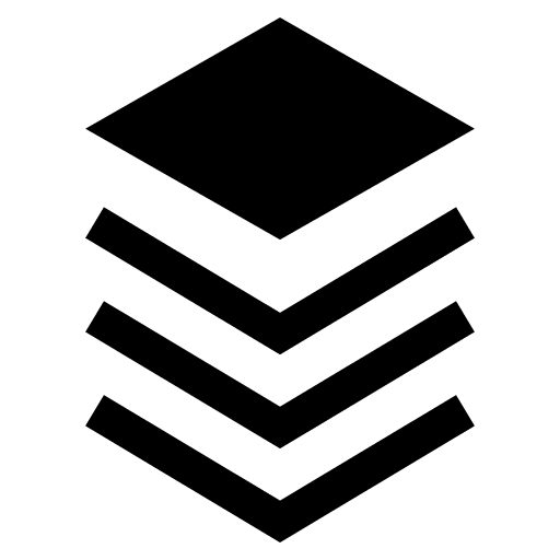 Layer analytics business and finance diagram icon Layer analytics business and finance diagram icon