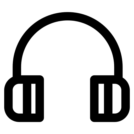 Headphone music electronics ui icon Headphone music electronics ui icon