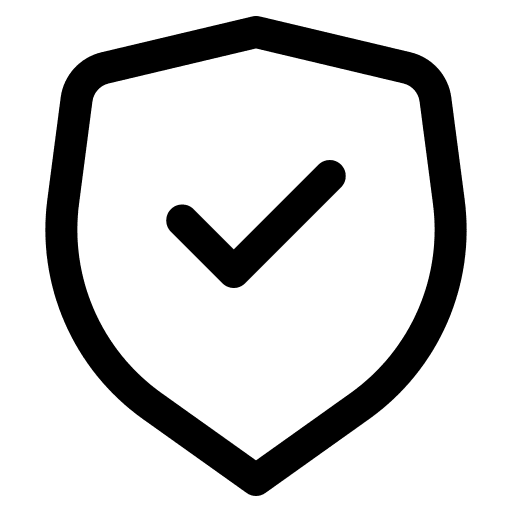 Shield check protection shield icon Shield check protection shield icon