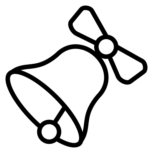 Bell notification school bell bells icon