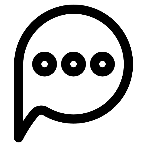 Chat communications message conversation icon Chat communications message conversation icon