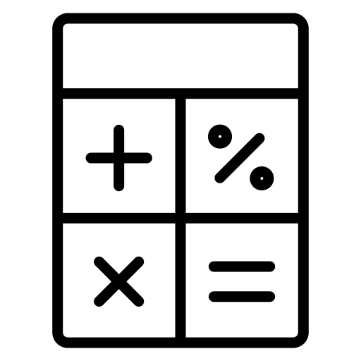 Calculator technology calculation calculate icon Calculator technology calculation calculate icon