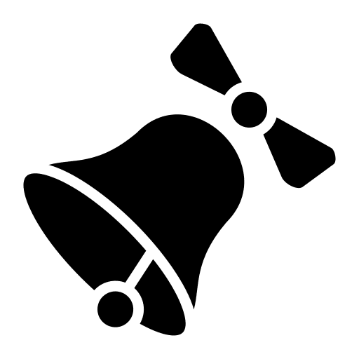 Bell bell tools and utensils alarm icon