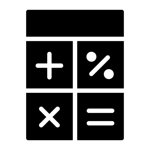 Calculator math maths calculation icon Calculator math maths calculation icon