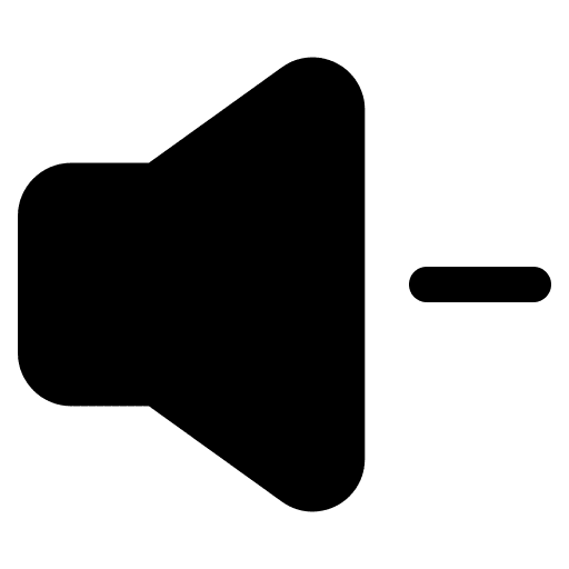 Volume down ui speaker volume down icon
