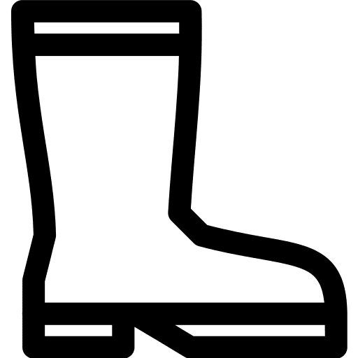 Boots shoes footwear protection icon