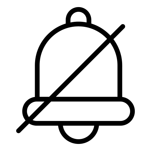 Silent silent alarm ui icon