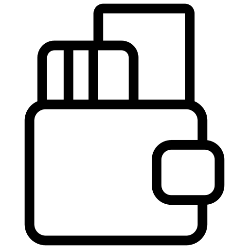 Wallet finance business banking icon
