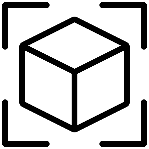 Shape perspective size object icon