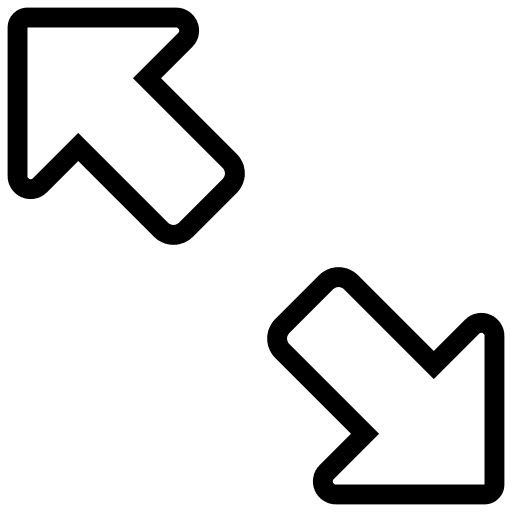 Maximize interface arrows sign icon Maximize interface arrows sign icon