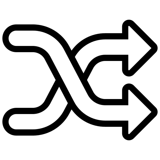 Shuffle sign arrows shuffle icon Shuffle sign arrows shuffle icon