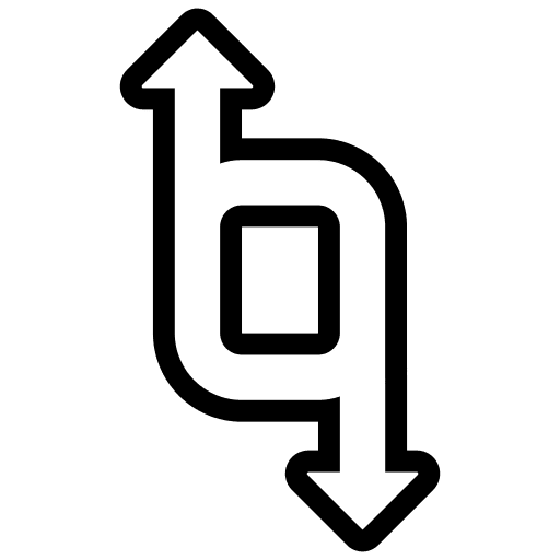 Two ways two ways interface sign icon Two ways two ways interface sign icon