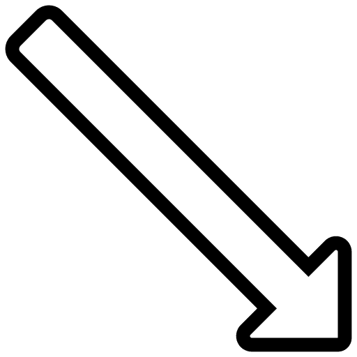 Down interface down sign icon Down interface down sign icon