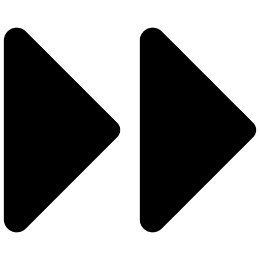 Forward forward sign interface icon