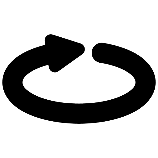 Rotating sign arrows interface icon