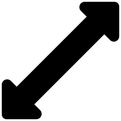 Wide wide interface sign icon