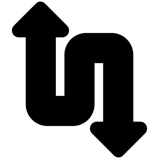 Opposite opposite arrows sign icon Opposite opposite arrows sign icon