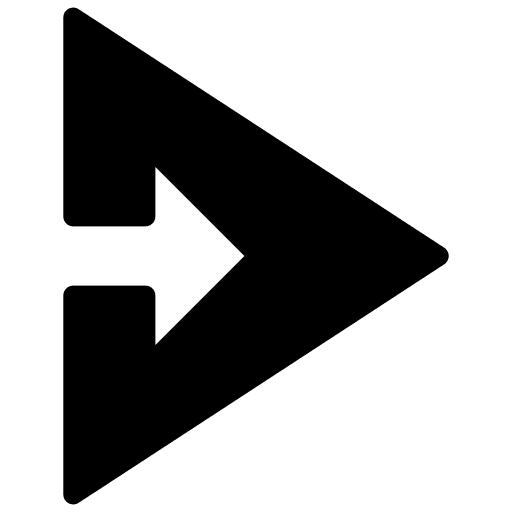 Right right interface sign icon Right right interface sign icon