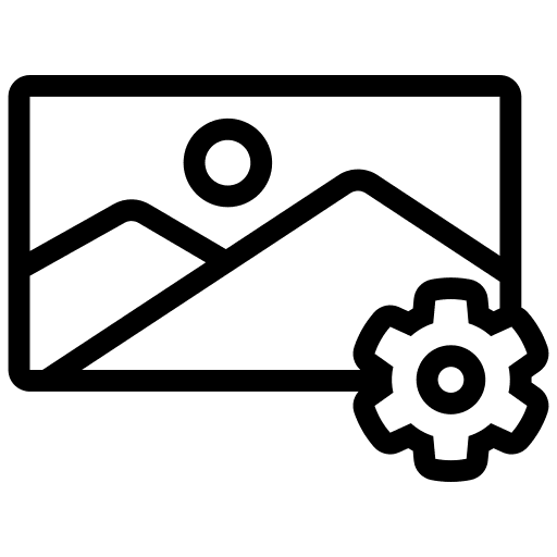 Picture graphic design setting image icon Picture graphic design setting image icon