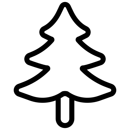 Pine ecology nature tree icon